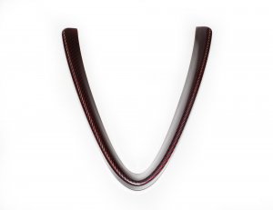 Alfa Romeo Giulia Front V Shield Grill Frame - Carbon Fiber - Red Carbon - Feroce Carbon